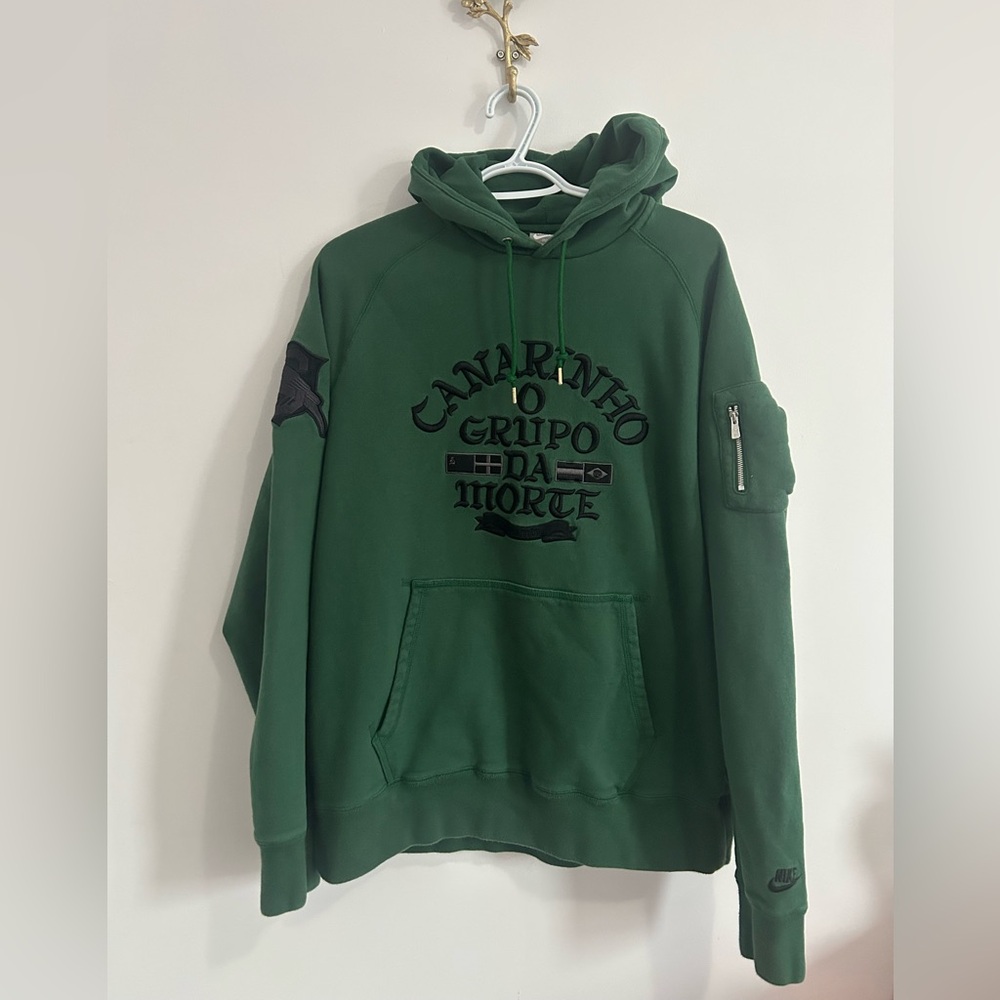 Nike Brazil Canarinho football team hoodie in green